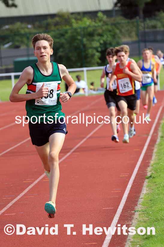 Boys Under-15s 1500 metres, 2023 Northern Under-13s, Under-15s and Under-17s, Middlesbrough.  Photo: David T. Hewitson/Sports for All Pics